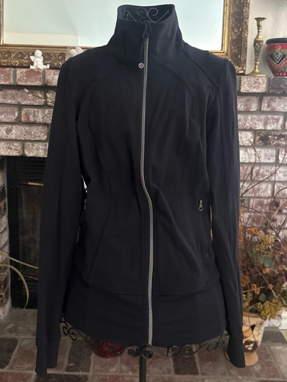 Lululemon Black Define Long Full Zip Jacket Size 8